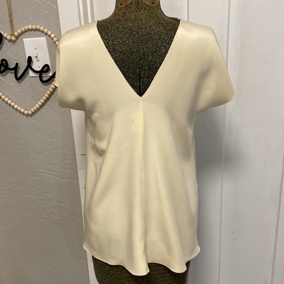 DEREK LAM SETA SILK BLOUSE 6 - Picture 10 of 16